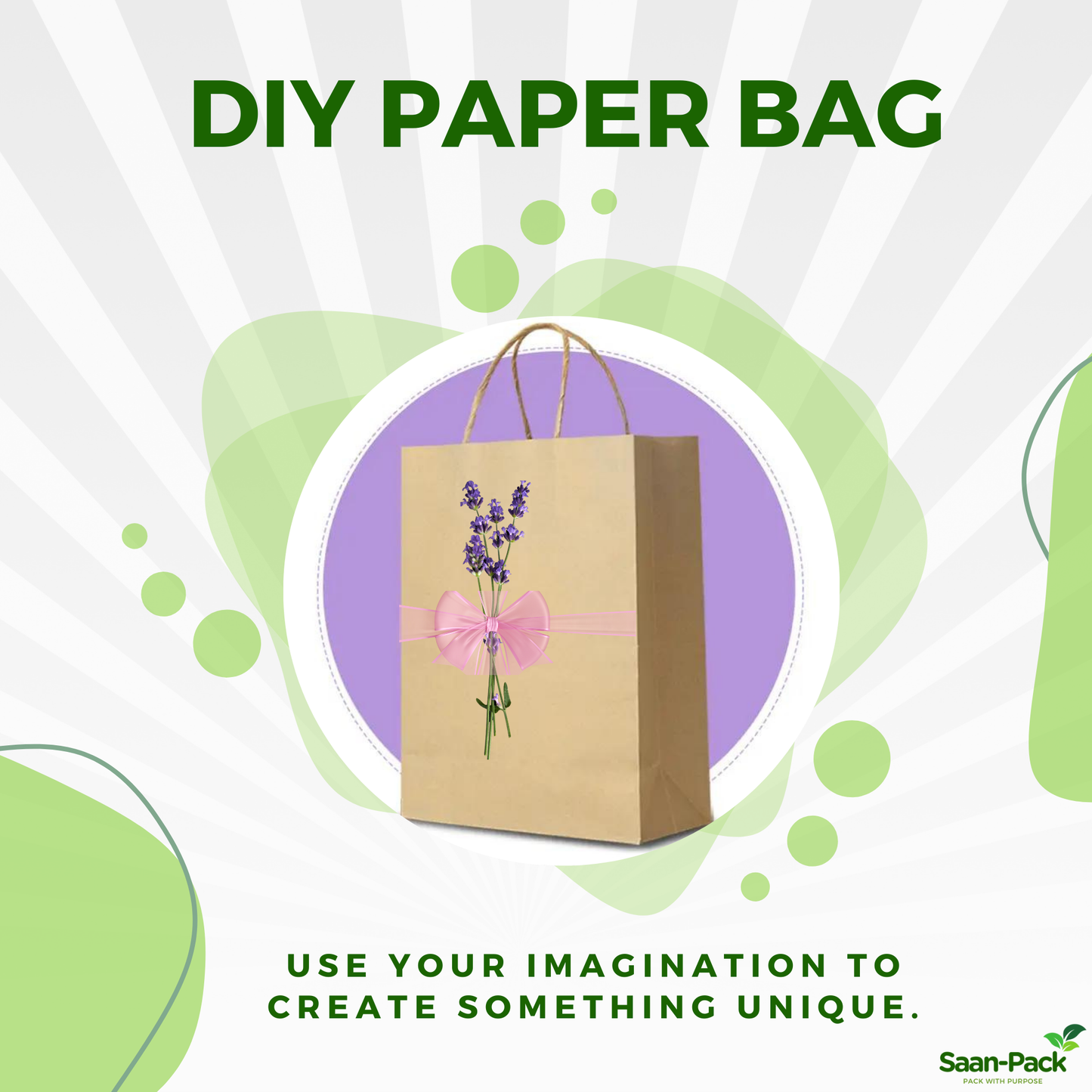 Saan-Pack Medium 8" x 4.5" x 10.25" Brown Paper Bag